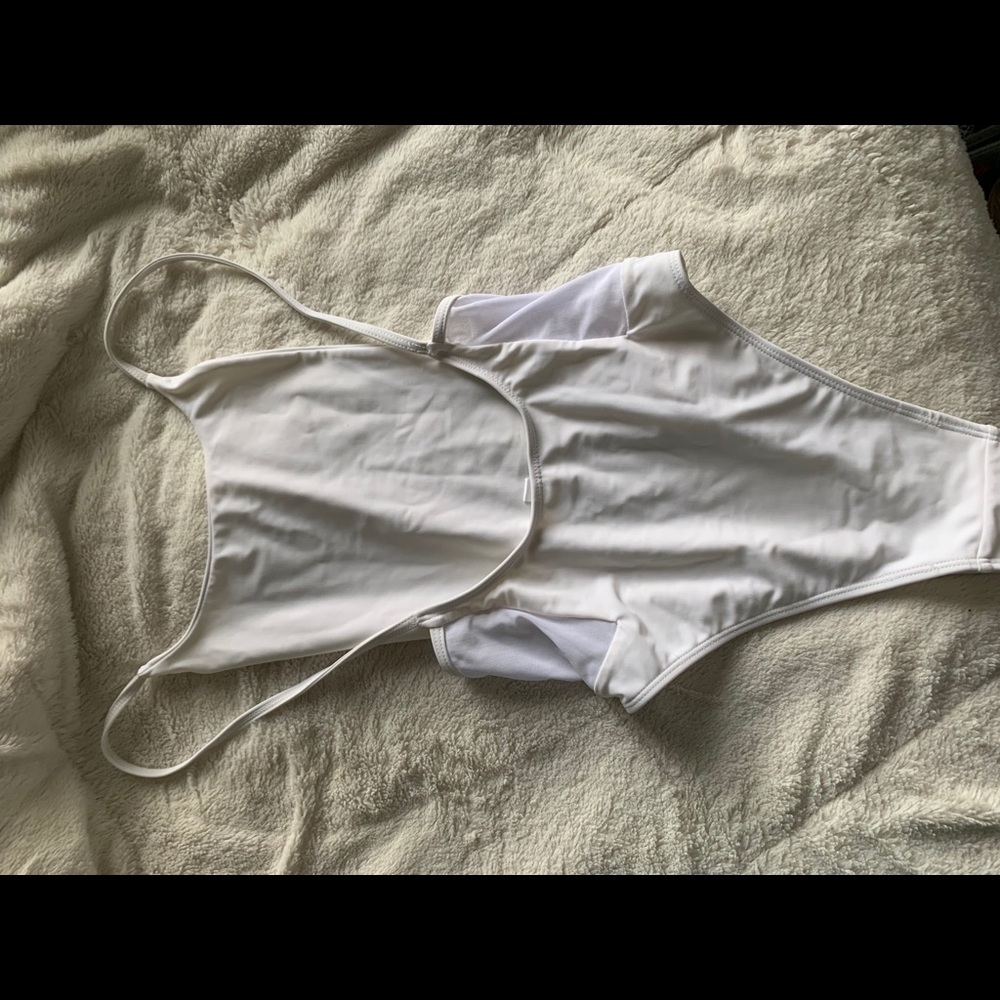 zaful one piece open back bathing suit